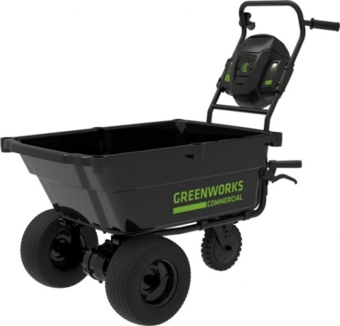 Садовая тележка аккумуляторная GREENWORKS 82GC 82v, 106 л, без АКБ и ЗУ [7400607]