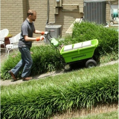 Садовая тележка аккумуляторная GREENWORKS G40GC без АКБ и ЗУ [7400007]