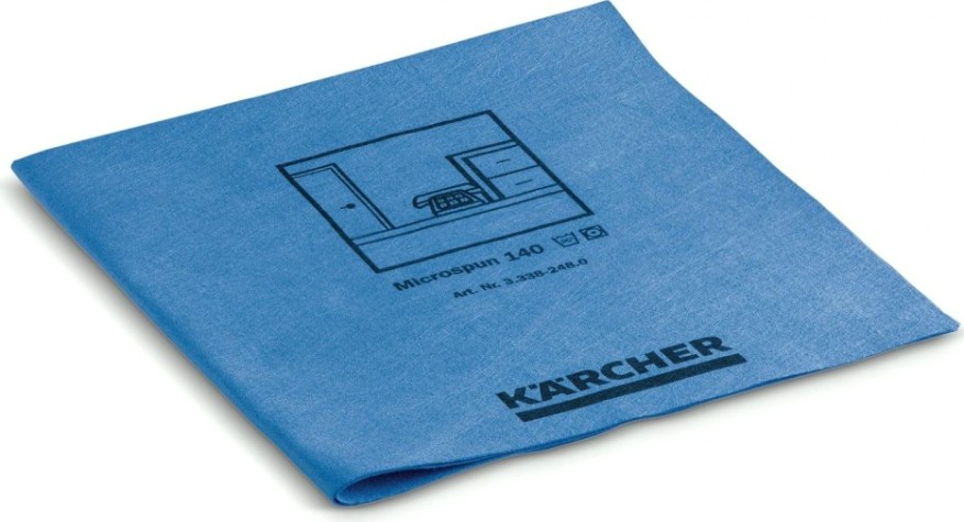 Салфетка протирочная KARCHER MICROSPUN из микроволокна (10 шт), синяя [3.338-248.0]