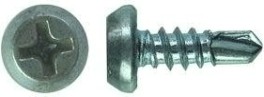 Саморез 3,5 х 11,0 для листового металла со сверлом оцинкованный [B09113511031805]