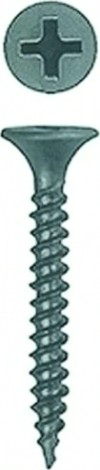 Саморез 3,5 х 25 с частым шагом для гипсокартона оцинкованный