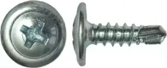 Саморез 4,2 х 14 с прессшайбой со сверлом