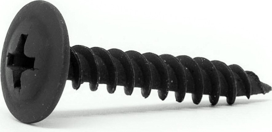 Саморез 4,2 х 16 с прессшайбой, острый черный