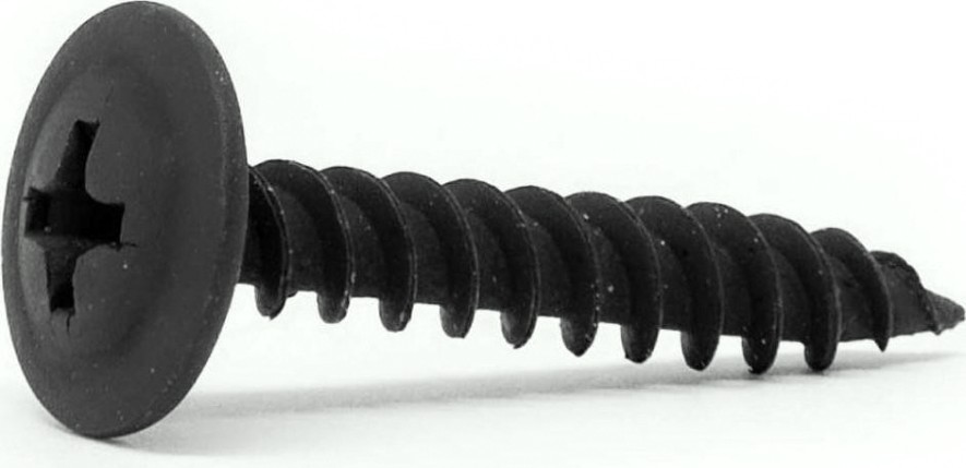 Саморез 4,2 х 19 с прессшайбой, острый черный