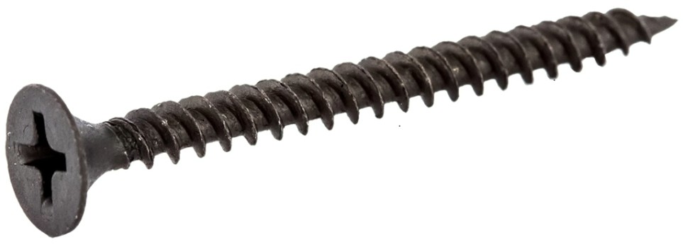 Саморез с частым шагом для гипсокартона КМП 3,5x 51 (5000шт) черный [00-00000116]