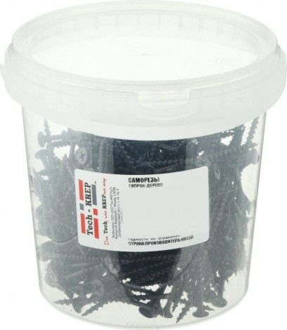 Саморез Tech-KREP 3,8 х 51 (ведро 500 шт.) с редким шагом для гипсокартона [100083]