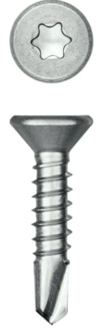 Саморез универсальный KRAFTOOL DS-C 19х3.5 мм нержавеющий 800 шт. [300932-35-019]