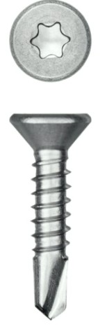 Саморез универсальный KRAFTOOL DS-C 25х4.2 мм нержавеющий 400 шт. [300932-42-025]