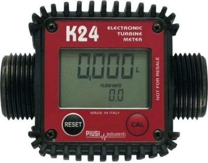 Счетчик электронный PIUSI K 24 для жидкостей 7-120 л/мин F0040700A [F0040700A]