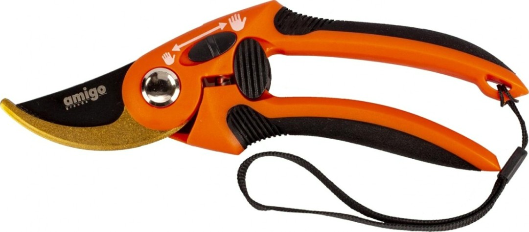 Секатор Amigo два положения открытия, лезвие из стали sk-5 [76408]