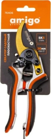Секатор Amigo плосткостной лезвие из стали sk-5 [76406]