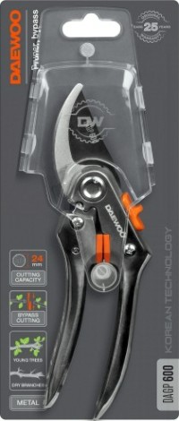 Секатор DAEWOO DAGP 600 плоскостной металлический Секатор DAEWOO DAGP 600 плоскостной металлический