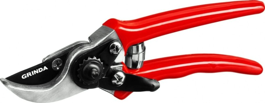Секатор GRINDA 152 мм G-44 мини, с алюминиевыми рукоятками, плоскостной [8-423000_z02]