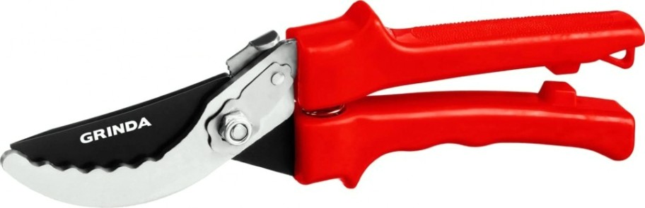 Секатор GRINDA G-31 с пластиковыми рукоятками, плоскостной, 200мм [40210_z02]