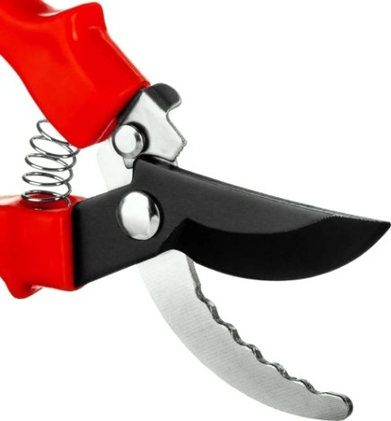 Секатор GRINDA G-31 с пластиковыми рукоятками, плоскостной, 200мм [40210_z02]