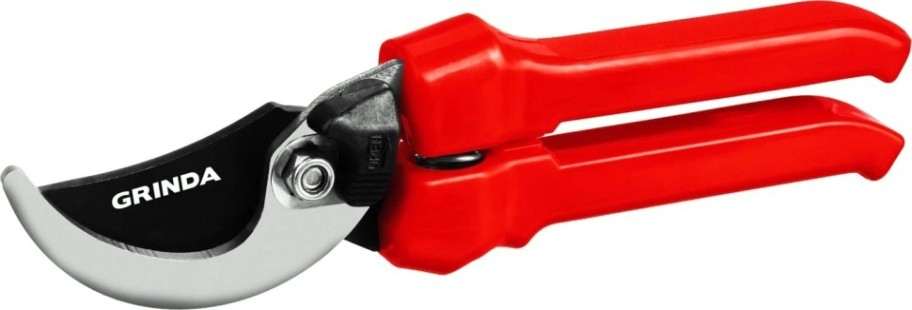 Секатор GRINDA G-33 с пластиковыми рукоятками, плоскостной, 200мм [40211_z02]