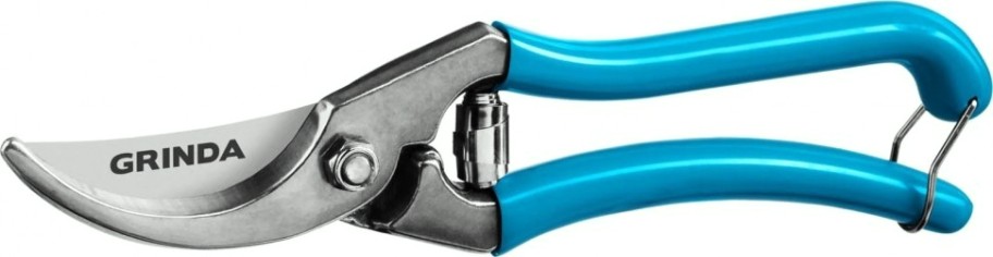 Секатор GRINDA PRO Line P-10 цельнокованый, плоскостной, 210 мм [423410]