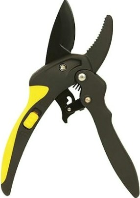 Секатор HANSKONNER HK3012-07-23 200 мм с храп механиз алюмин ручка верх. лезвие с