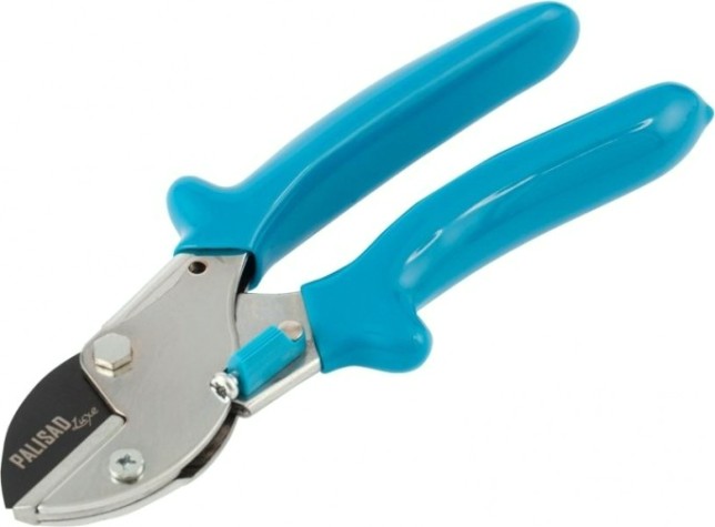 Секатор PALISAD 605 235 с наковальней, 170 мм, усиленный, рукоятки в пвх-о [605235]