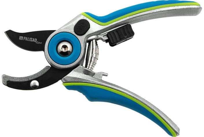 Секатор PALISAD LUXE 60475 с наковальней, 205 мм, регулировка захвата, алюмин [60475]