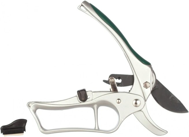 Секатор RACO 150C с алюминиевыми рукоятками, с эфесом, контактный, 2 [4206-53/150C]