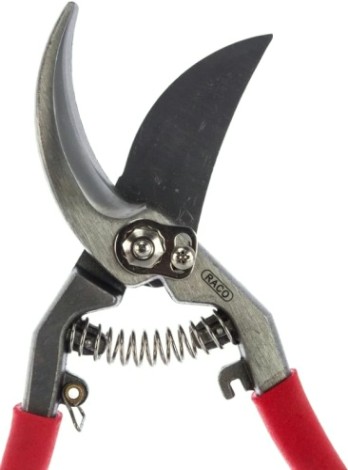 Секатор RACO Profi-Plus 185S цельнокованый, плоскостной, 220 мм [4206-53/185S]