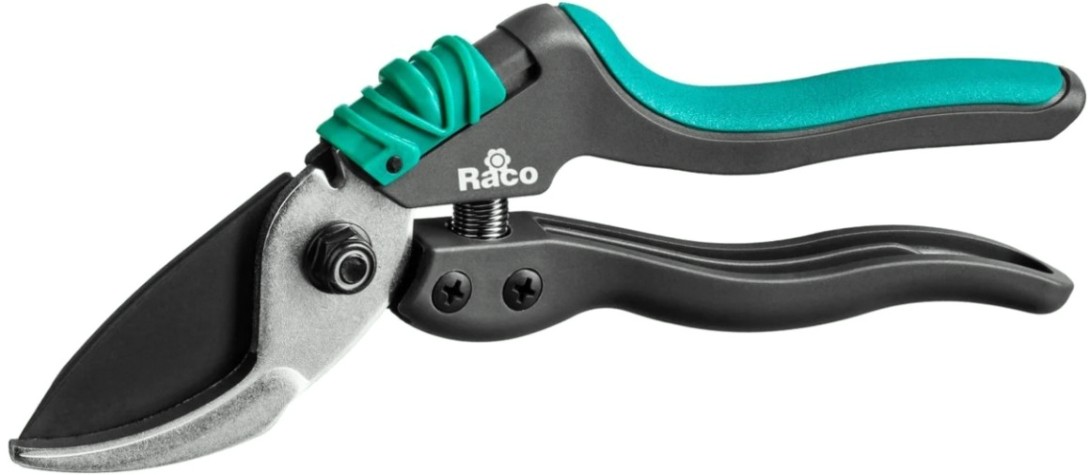 Секатор RACO S162 с двухкомпонентными рукоятками, плоскостной, 205 м [4206-53/S162]
