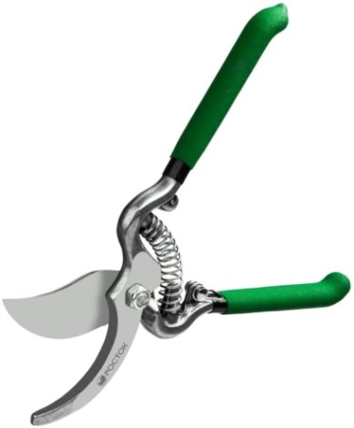 Секатор РОСТОК PC-19 цельнокованый, с овальными рукоятками, плоскостной [423006]