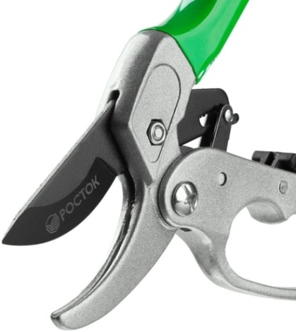Секатор РОСТОК PC-33 с алюминиевыми рукоятками, с эфесом, контактный, 2 [423008_z01]