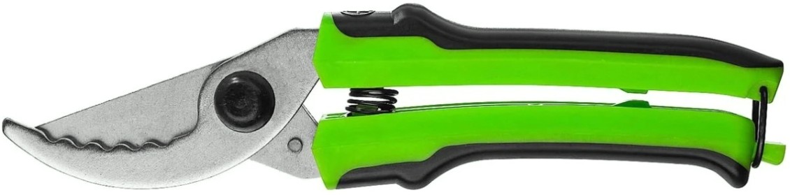 Секатор РОСТОК PC-55 с двухкомпонентными рукоятками, плоскостной, 220 м [40203_z02]