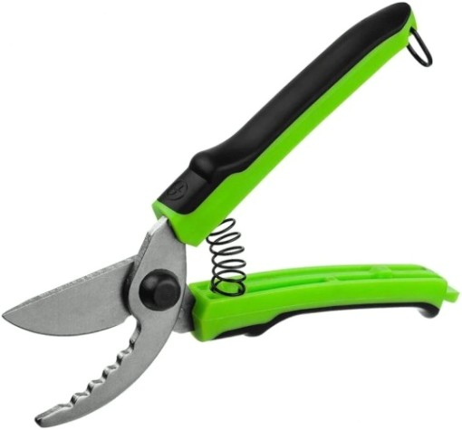 Секатор РОСТОК PC-55 с двухкомпонентными рукоятками, плоскостной, 220 м [40203_z02]