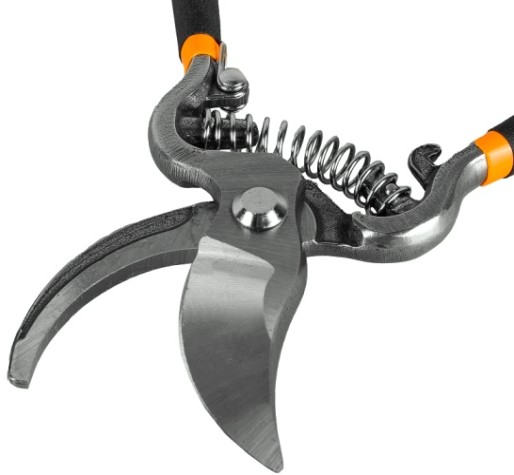 Секатор ВИХРЬ 73/7/3/1 200мм., возвратная пружина, обрезинен. рукоятки(6)