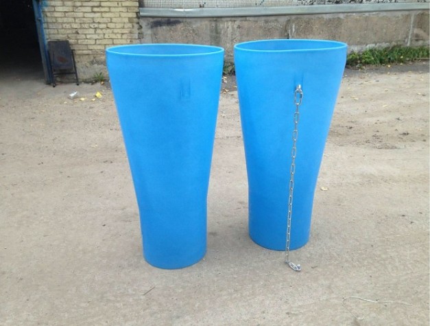 Секция мусоропровода POLIMER GROUP «Стандарт» синяя (с цепями) [SMS113]