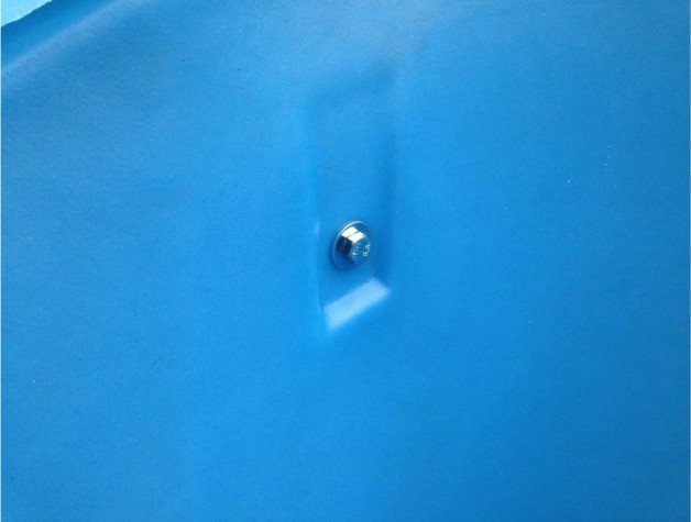 Секция мусоропровода POLIMER GROUP «Стандарт» синяя (с цепями) [SMS113]