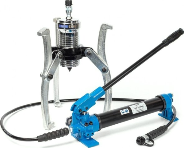 Съемник гидравлический КВТ СГН-30 с выносным насосом, усилие 30 тонн [84632]