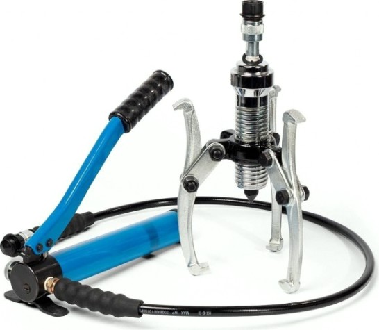 Съемник гидравлический КВТ СГН-5 с выносным насосом, усилие 5 тонн [84628]