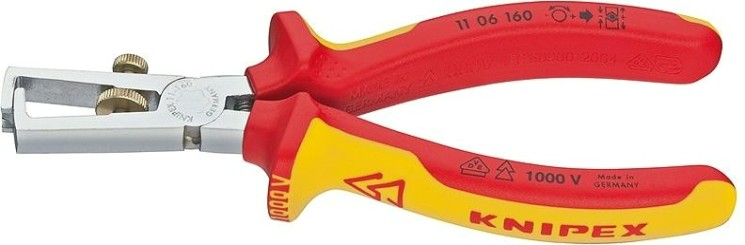 Съемник изоляции диэлектрический KNIPEX 1106160 1000 V, 160 мм [KN-1106160]