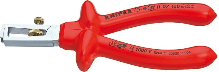 Съемник изоляции диэлектрический KNIPEX 1107160 1000 V, 160 мм [KN-1107160]