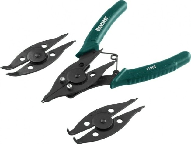 Съемник KRAFTOOL 22811 стопорных колец внешний/внутренний, 12-в-1 Съемник KRAFTOOL 22811 стопорных колец внешний/внутренний, 12-в-1