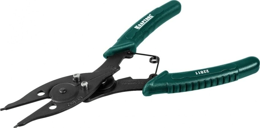 Съемник KRAFTOOL 22811 стопорных колец внешний/внутренний, 12-в-1