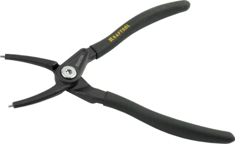 Съемник KRAFTOOL 22812-2 стопорных колец с изогнутыми губками, внутренний, Съемник KRAFTOOL 22812-2 стопорных колец с изогнутыми губками, внутренний,