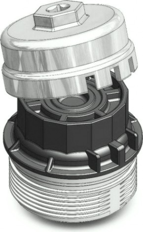 Съемник масляных фильтров торцевой МАСТАК 14 граней, 64,5 мм 103-44164 [103-44164]
