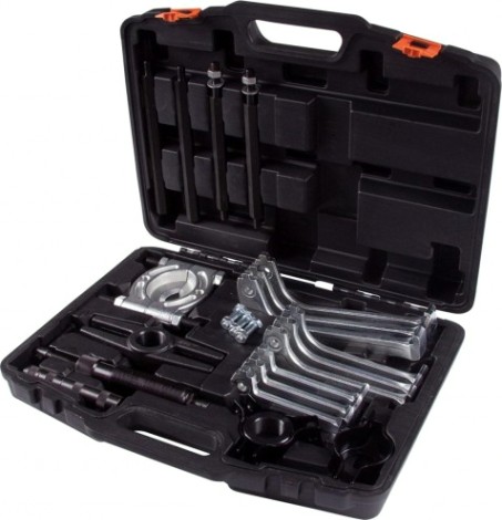 Съемник подшипников Affix гидравлический, 10 т, 75-100 мм 21 предмет [AF10419010C]