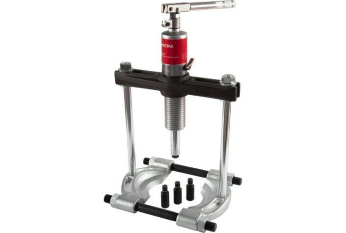 Съемник подшипников гидравлический МАСТАК 12 т, 20-200 мм сегментного типа, с совмещенным насосом [104-19712]