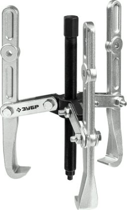 Съемник подшипников ЗУБР "Профессионал" 3-х захватный с удлиненными захватами 240 мм [43319-240]