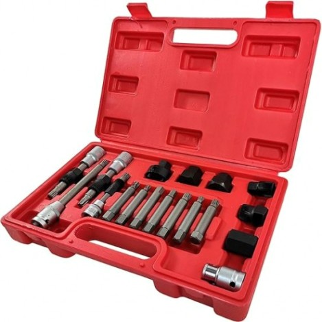 Съемник шкива генератора AE&T TA-A1087 (18 предметов, полный набор) Съемник шкива генератора AE&T TA-A1087 (18 предметов, полный набор)