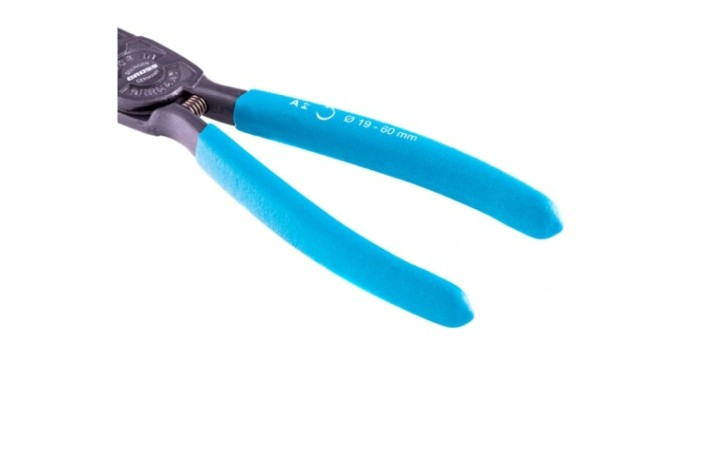 Съемник стопорных колец GROSS 18340 175 мм, для внешних (19-60 мм), прямые губки