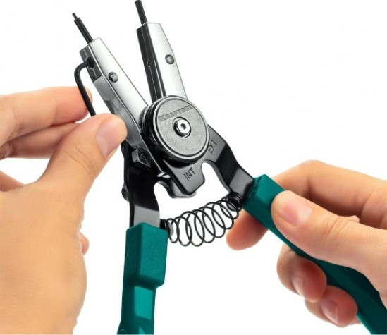 Съемник стопорных колец KRAFTOOL Universal 8-in-1 внешний/внутренний [22813]