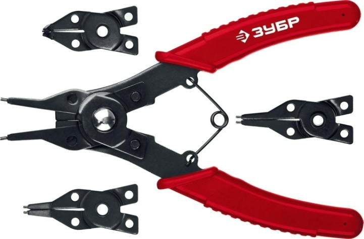 Съемник стопорных колец ЗУБР 2283 4-в-1, 4 насадки Съемник стопорных колец ЗУБР 2283 4-в-1, 4 насадки