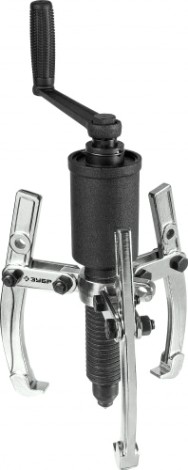 Съемник ЗУБР Профессионал редукторный универсальный, 10 т [43301-10]